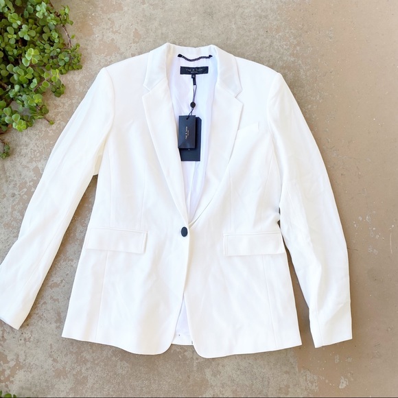 rag and bone white blazer